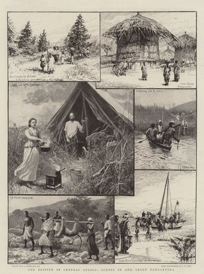 De Britten in Centraal-Afrika, Scènes in en rond Tanganyika door Charles J. Staniland